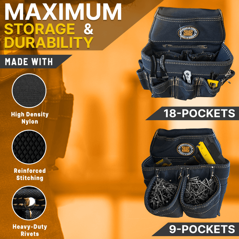 Electrician's Combo Tool Belt & Bag RackATiers