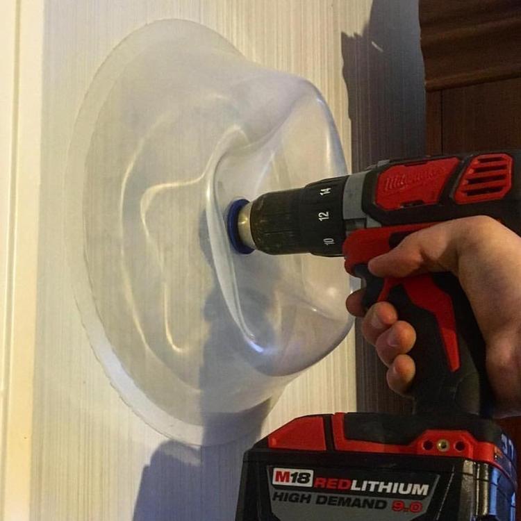 Driller's Dust Bowl Hole Saw Dust Bowl RackATiers